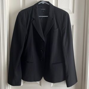 Talbots Women’s Black 3-button Blazer, size 18. Worn a few times.